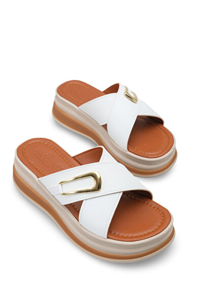 Riccon Women's Slipper 0012331 White