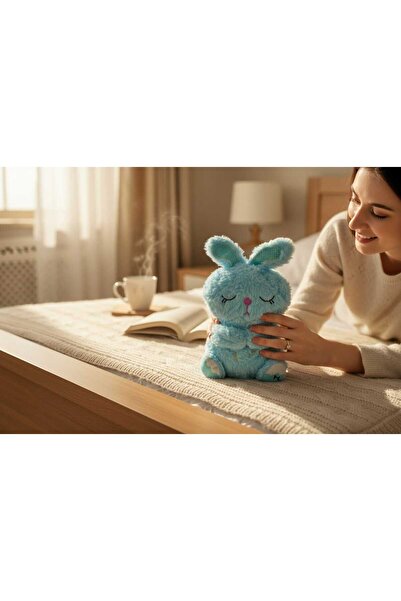 Dobest Nefes Alan Uyku Arkadaşı Peluş Sesli Işıklı Hareketli Yumuşacık Soft P...