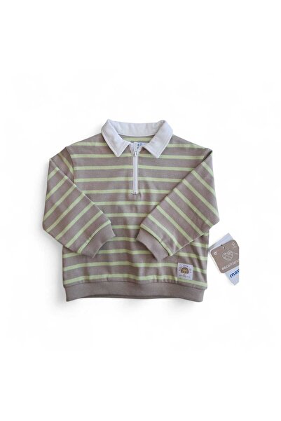 MAYORAL سترة صيفية مرسيريزد ذات ياقة بولو وأكمام طويلة للأطفال الأولاد 1440