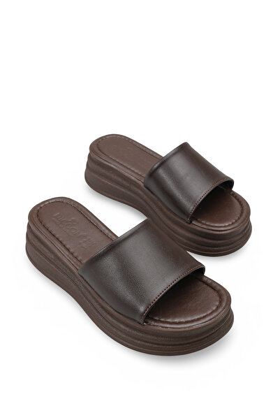 Riccon Loukerios Women's Slipper 0012315 Brown