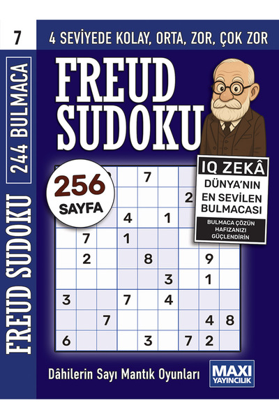 MAXİ Sudoku Yaratıcı İnsanların Sayı ve Mantık Oyunları 7