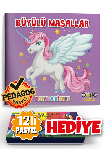 Gong Yayınları Büyülü Masallar - Boyama Kitabı