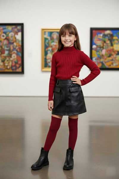 LH LOUIS HILTON KIZ BOĞAZLI TRİKO BADİ