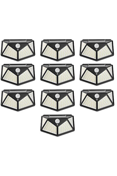 K KATHODE Set de 10 lămpi solare cu senzori de amurg și mișcare – iluminare LED