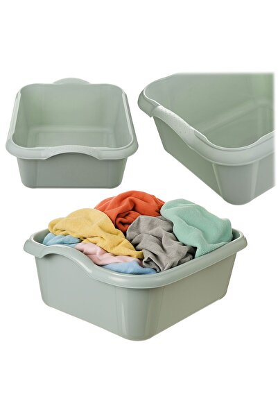 KADAX Bol de rufe din plastic, 14L, bazin dreptunghiular cu mânere