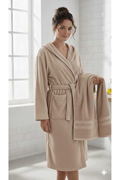 Lavin BATTAL BOY منشفة كبيرة الحجم 100% P قطن روب حمام للنساء والرجال