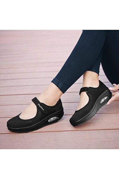 SOSENFER 女士休闲鞋，舒适百搭包头透气轻便女鞋