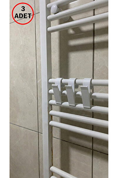 Vysionel Havlupan Askısı 3’lü Set Havlu Askı Aparatı Radyatör Havlupan Kancas...