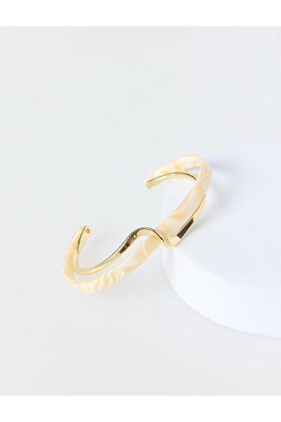 Jimmy Key Altın Rengi İkili Sarmal Bileklik