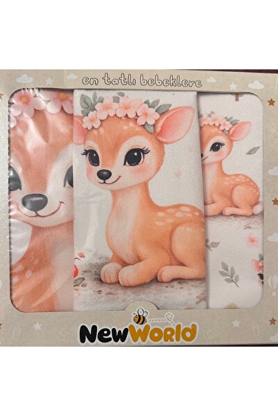 Miniworld Baby Newworld Cute Ceylan Patterned Piece Baby Bib Set