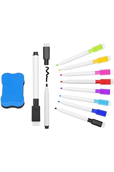 Arabest Colorful Whiteboard Pens,Erasable Dry Wipe Pens for Whiteboard, Washa...