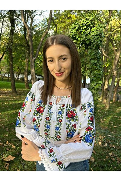 OEM Traditional Women's Blouse TM 121 Floral Patterns