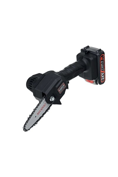 bigshop Μίνι Αλυσοπρίονο, Ασύρματο, Λάμα 4 ιντσών, Φορητό, με 2 μπαταρίες