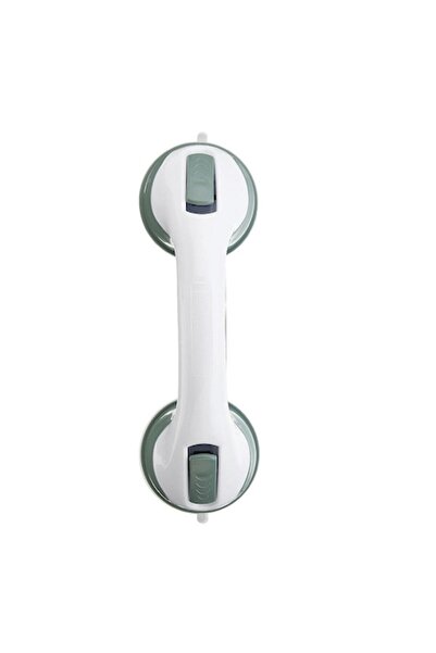 Welora Mâner de siguranță cu ventuze pentru baie, 30 cm, alb-verde