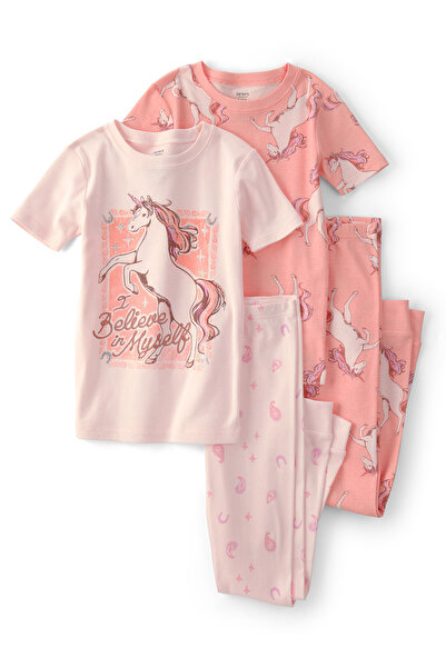 Carter's Kız Çocuk Pijama Set 6 Yaş-8 Yaş Çok Renkli