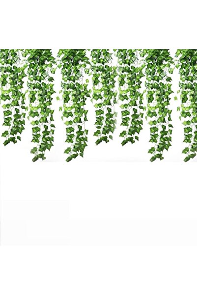 Jenuos Set de 12 ghirlande decorative din iederă artificială