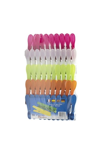 RIF REFCO Set de 50 de clești de rufe colorati