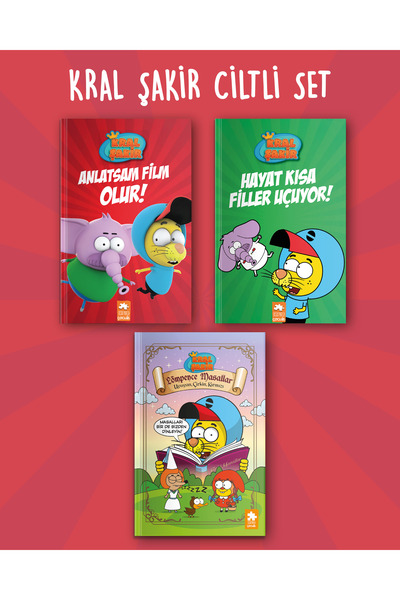 Eksik Parça Çocuk Kral Şakir Ciltli Set - 3 Kitap (3-4-Lömpence)