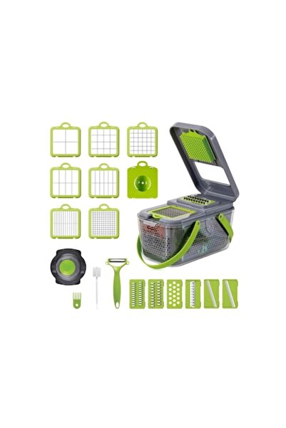 OEM Răzătoare multifuncțională cu 22 de accesorii diferite pentru răzuire, tă...