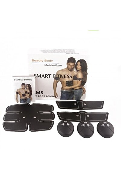 Ems Set de dispozitive de electrostimulare musculară, EMS, negru + mini căști...