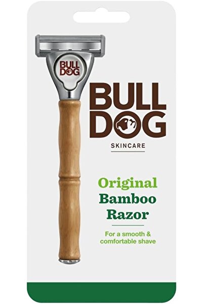 Bulldogg ماكينة حلاقة بامبو أصلية للعناية بالبشرة من بولدوج + شفرة إضافية