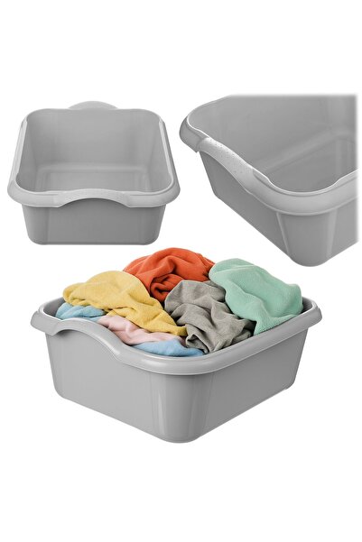 KADAX Bol de rufe din plastic, 18 l, bazin dreptunghiular cu mânere