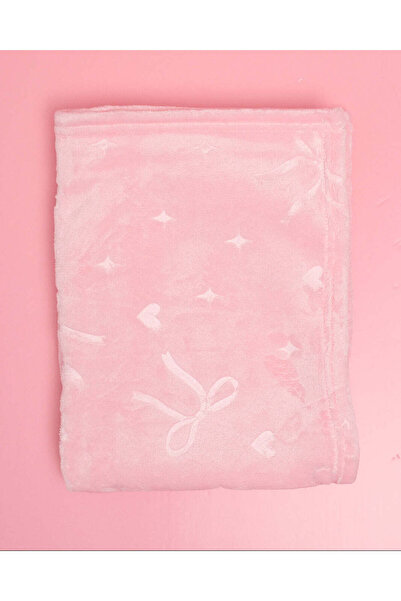 REDTAG بطانية فلانيل منقوشة باللون الوردي الفاتح