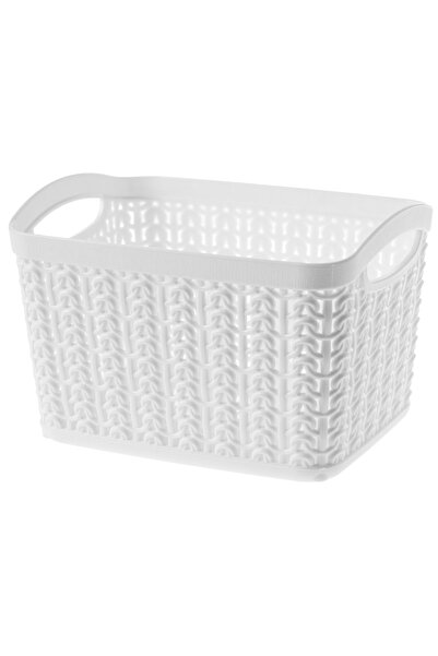 KADAX Cutie de depozitare, recipient 1,5 l, coș organizator, plastic, alb