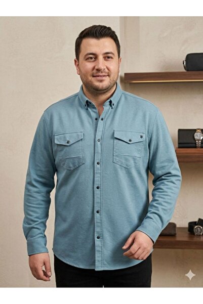 rportmen قميص R Port Classic Mold قماش غبردين مرن ذو جودة عالية من القماش