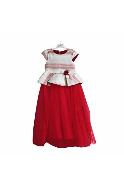 Bebelop Tulle Bowknot Standard Sleeve Dress