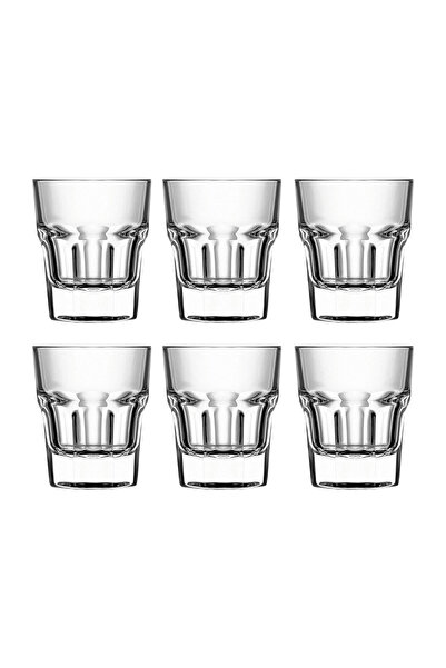 OEM Set of 6 MADGENIX 30ml shot glasses, clear classic design for tequila, vo...