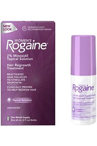 Rogaine Treatment for Hair Loss 2% Minoxidil Solution, 60 ml