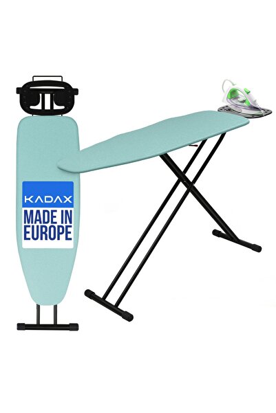 KADAX Large Folding Ironing Board 120x38cm Wide Standard With Handle