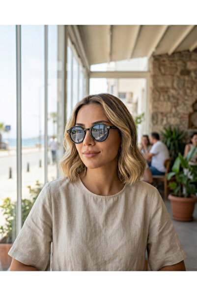 BLACK 8666 C1 50 Unisex Sunglasses