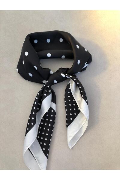 alinastore Polka Dot Flat Scarf (70X70)