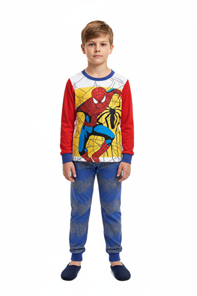 Bidani Boys Cozy Web Hero Pajama Set – Long Sleeve, 3–7 Years