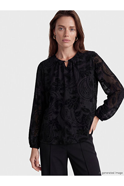 LC Waikiki RMZ GİYİM FARKIYA بلوزة مطرزة بياقة روبا جديدة تمامًا