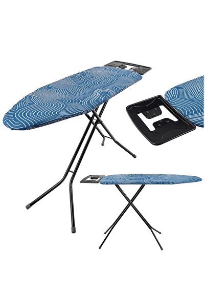 KADAX Ironing Board 120x38cm Large Wide Tabletop Foldable Iron Holder