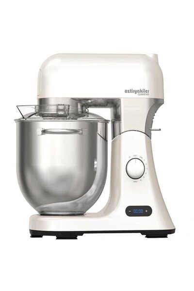 moontime alaçatı 6,7 Litre Stand Mikser 800W DC Motor Beyaz, Güçlü ve Şık Tas...