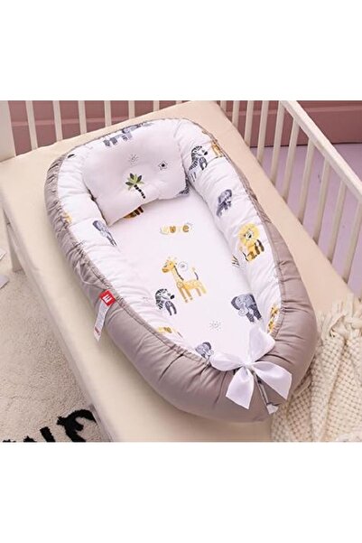 Beauenty عشّ أطفال فائق النعومة قابل للتنفس لحديثي الولادة (0-12 شهرًا) - سري...