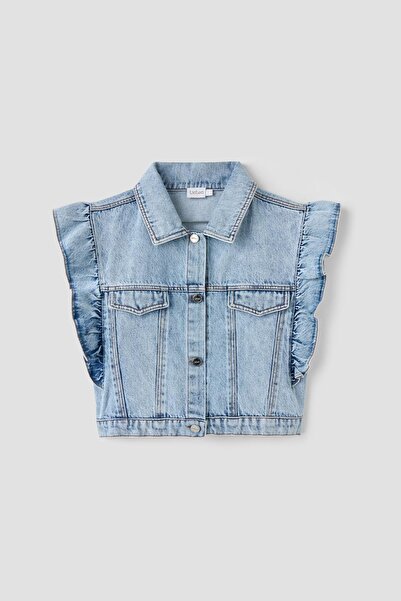Lia Lea BG Store Kız Çocuk Denim Yelek