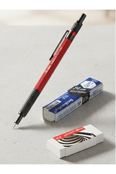 Scrikss Graph-X Versatil Tip Pen Tip+Eraser 3-Piece School Set Crystal Box 0....