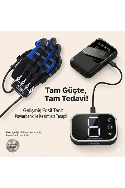 FOSILTECH Taşınabilir Batarya ile MS Parkinson Kas Distrofisi El Rehabilitasy...