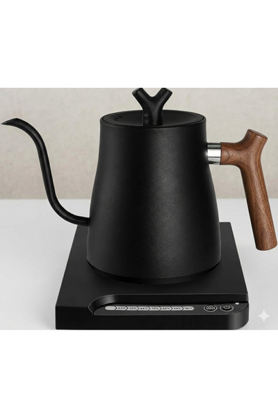 Primo Plus غلاية دينكس ذات عنق معقوف مصنوعة من الفولاذ المقاوم للصدأ 304، مود...