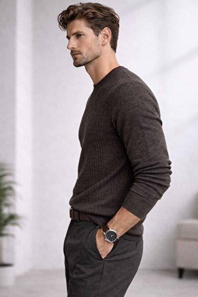 Castello MEN'S CREW NECK KNITWEAR SWEATER