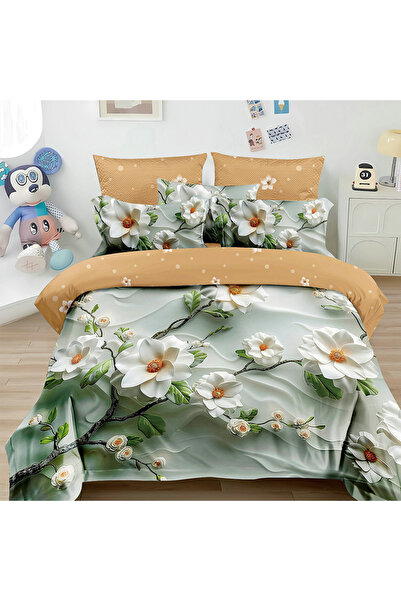 OEM Duvet Cover Set with Stretchy for double bed 2 people, PRV, Finet 4 piece...