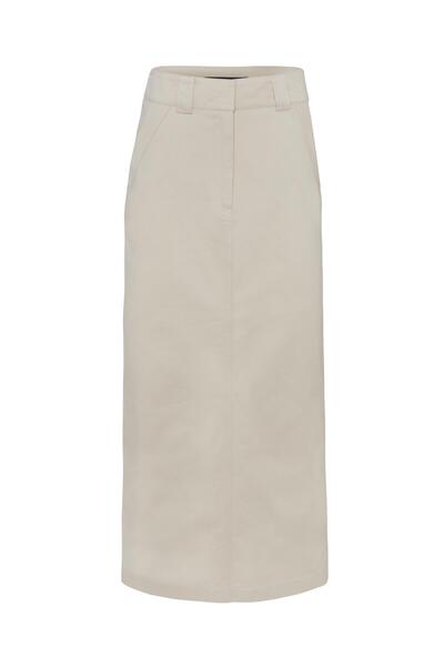 Beauty Omelette Taş Gabardin Uzun Etek