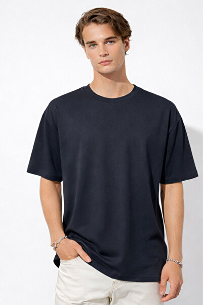 Deep sense supradimensionat basic tricou Tricou confortabil pentru bărbați, p...