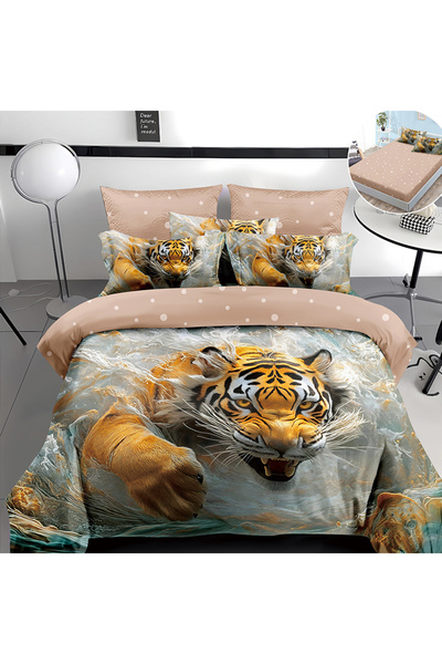 OEM Duvet Cover Set with Stretchy for double bed 2 people, PRV, Finet 4 piece...