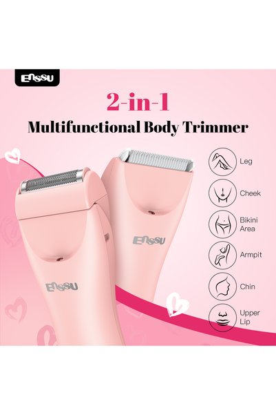 ENSSU Body Hair Trimmer for Men, Electric Groin Ball Shaver, Rechargeable Body Groomer with Replacement Blade, Personal Care Trimmer for Men